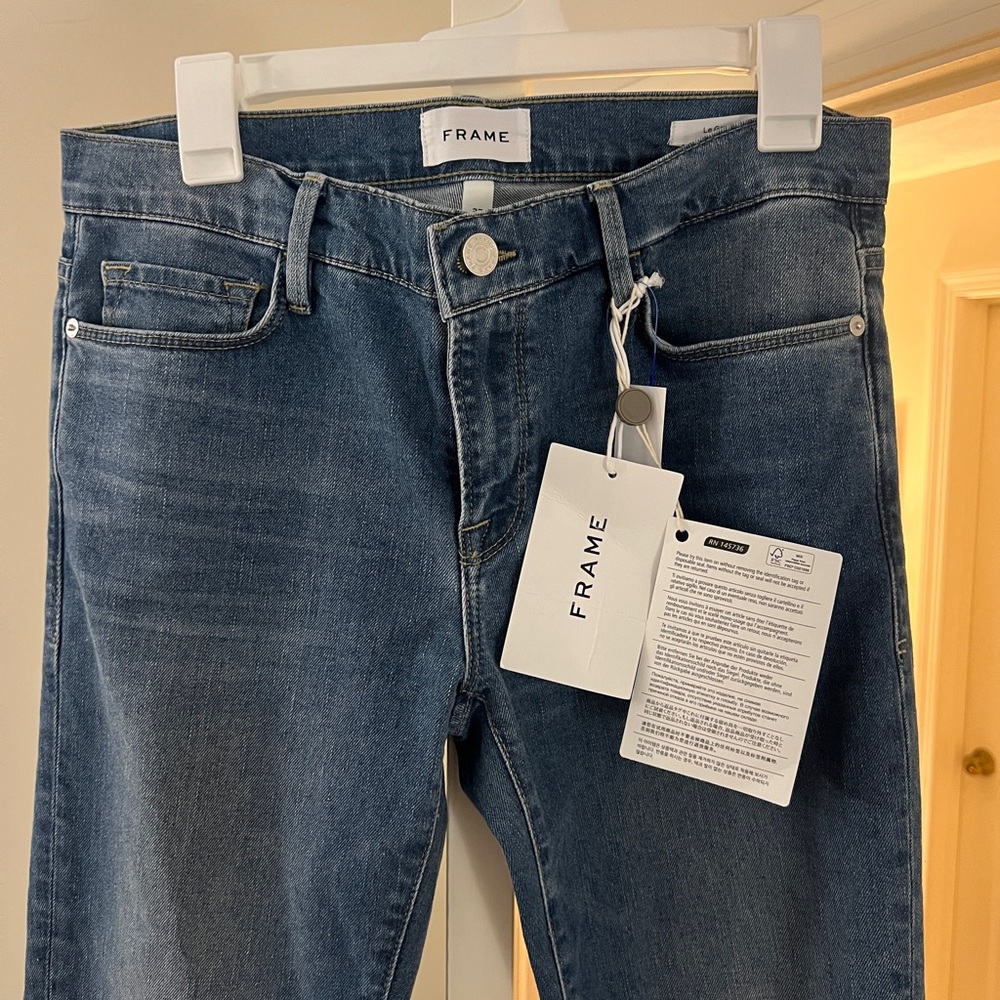 NWT Frame Denim Le Garçon Mid-Rise Jeans